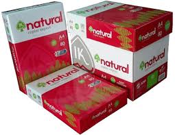 Giấy thùng Natural khổ A4