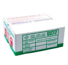 Giấy in liên tục loại 1 liên (lớp)