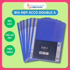 Bìa acco nhựa Double A