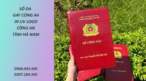 Nhận in sổ công tác